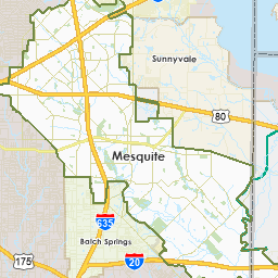 Mesquite Zip Code Map Council Districts